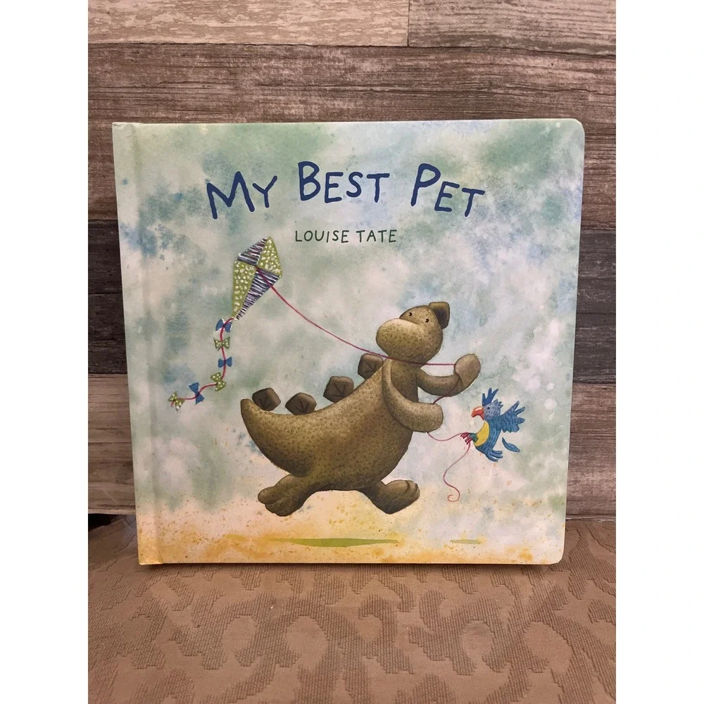 Jellycat My Best Pet Board Book by Louise Tate Dinosaur Childrens Story 2016